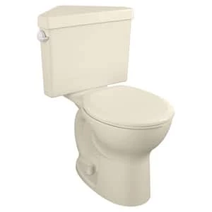 Cheap ❤️ American Standard Cadet® 3 1.6 gpf Round Floor Mount Two Piece Toilet Bone 🎁 - Image 2
