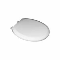 Outlet 🎁 American Standard Champion® Round Closed Front Toilet Seat with Cover in White ⌛