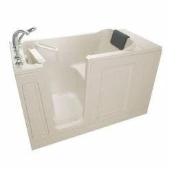 Best reviews of 🎉 American Standard 119 Luxury Series 50-1/2 x 30 in. Acrylic Rectangle Walk-In and Built-In Bathtub with Left Drain in Linen 🌟