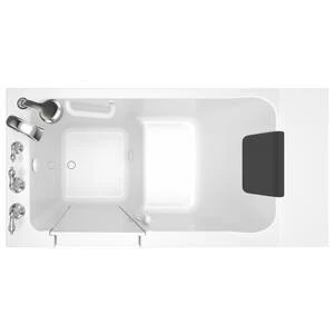 Buy ❤️ American Standard 119 Luxury Series 50-1/2 x 30 in. Acrylic Rectangle Walk-In and Built-In Bathtub with Left Drain in White ✨ - Image 3