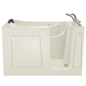 New 🛒 American Standard 109 Premium Series 59-1/2 x 29-3/4 in. 39-Jet Gelcoat and Fiberglass Rectangle Built-In 3-Wall Alcove Bathtub with Right Drain in White ⭐ - Image 2