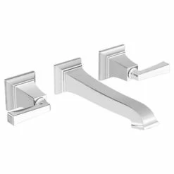 Promo 🌟 American Standard Town Square® S Two Handle Widespread Bathroom Sink Faucet in Polished Chrome Lever Handle ❤️