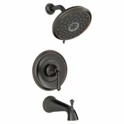 Hot Sale 💯 American Standard Delancey® Single Handle Multi Shower Faucet in Legacy Bronze Trim Only 👏