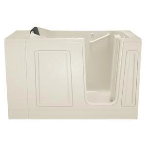 Best deal 👏 American Standard 115 Luxury Series 50-1/2 x 30 in. 13-Jet Acrylic Rectangle Built-In and 3-Wall Alcove Bathtub with Right Drain in White ⭐ - Image 2