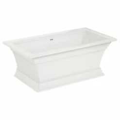 Hot Sale ⭐ American Standard Town Square® S 68 x 36 in. Freestanding Bathtub with Center Drain in White 🎉