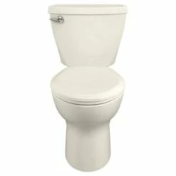 Buy 🥰 American Standard Cadet® 3 1.28 gpf Elongated Floor Mount Two Piece Toilet in Linen 🥰