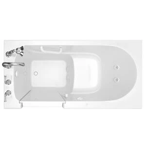 Top 10 🔔 American Standard 509 Value Series 60 x 30 in. Acrylic Walk-In Rectangular Bathtub with Left Drain in White 🛒 - Image 4