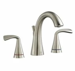 Coupon 👍 American Standard Fluent™ Deck Mount Widespread Bathroom Sink Faucet with Double Lever Handle in Brushed Nickel 🧨