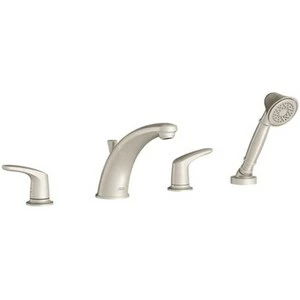 Discount 🧨 American Standard Colony ® Pro Two Handle Roman Tub Faucet in Brushed Nickel Trim Only 🔔