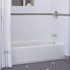 Cheapest 🧨 American Standard Princeton™ 60 x 30 in. Soaker Alcove Bathtub with Right Drain in White 🛒 - Image 3