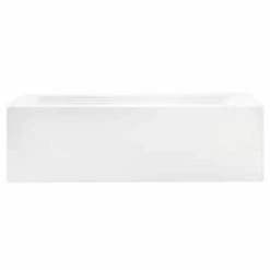 Cheapest ❤️ American Standard Studio® 60 x 32 in. Soaker Alcove Bathtub with Left Drain in Arctic 🧨