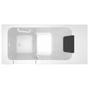Wholesale 🧨 American Standard 115 Luxury Series 48 x 28 in. 26-Jet Acrylic, Fiberglass and Gelcoat Rectangle Built-In 3-Wall Alcove Bathtub with Left Drain in White 💯 - Image 3