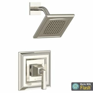 Discount 🔥 American Standard Town Square® S Single Handle Single Shower Faucet in Polished Nickel - PVD Trim Only ❤️