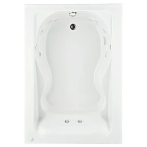 New 🤩 American Standard Cadet® 60 x 42 in. Whirlpool Drop-In Bathtub with Reversible Drain in White 👍
