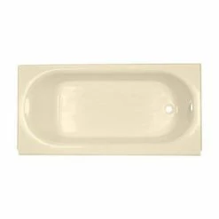 New ❤️ American Standard Princeton™ 60 x 30 in. Soaker Alcove Bathtub Right Drain in Bone 🧨