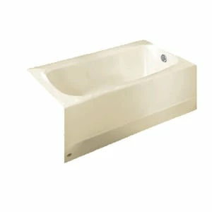 Coupon 🎁 American Standard Cambridge™ 60 x 32 in. Soaker Alcove Bathtub with Right Drain in Linen 💯