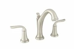 Outlet 👏 American Standard Patience™ Two Handle Widespread Bathroom Sink Faucet with Metal Pop-Up Drain in Brushed Nickel 🌟