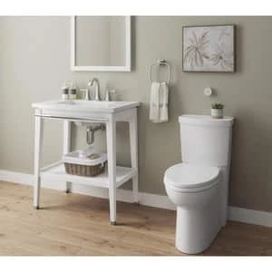 Best Pirce ✨ American Standard Cadet® 1.28 gpf Elongated Floor Mount Two Piece Toilet in White 🎉 - Image 3