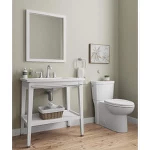 Best Pirce ✨ American Standard Cadet® 1.28 gpf Elongated Floor Mount Two Piece Toilet in White 🎉 - Image 4