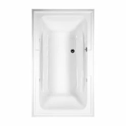 Best Pirce ❤️ American Standard Town Square® 71-1/2 x 41-3/4 in. Drop-In Bathtub with Reversible Drain in Arctic ⌛