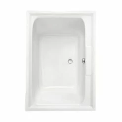 Best Pirce 🥰 American Standard Town Square® 59-1/2 x 41-5/8 in. Drop-In Bathtub with Left Drain in Arctic 👏