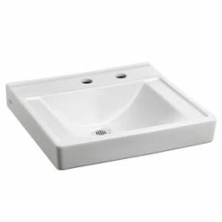 New 😉 American Standard Decorum® 1-Bowl Wall Mount Lavatory Sink in White ✨