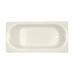 Deals 🎁 American Standard Princeton™ 60 x 30 in. Soaker Alcove Bathtub Right Drain in Linen ✨