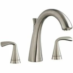 Best Sale 🔥 American Standard Fluent® Two Handle Roman Tub Faucet in Polished Chrome Trim Only ⌛