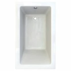Cheapest ⌛ American Standard Studio® 60 x 36 in. Whirlpool Drop-In Bathtub with Reversible Drain in White 🧨