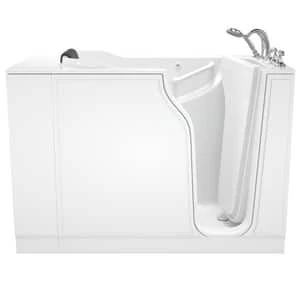 Cheap 🧨 American Standard 109 Premium Series 51-1/2 x 29-3/4 in. 13-Jet Gelcoat and Fiberglass Rectangle Built-In 3-Wall Alcove Bathtub with Right Drain in Linen 🧨 - Image 2