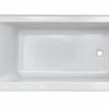 Outlet 🔔 American Standard Studio® 60 x 30 in. Soaker Alcove Bathtub with Left Drain in Arctic 🔥