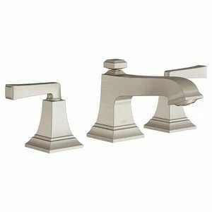 Buy 🛒 American Standard Town Square® S Two Handle Widespread Bathroom Sink Faucet with Metal Pop-Up Drain in Brushed Nickel 🎁