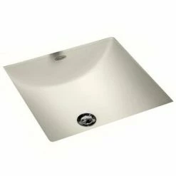 Flash Sale ❤️ American Standard Studio® Carre Undermount Bathroom Sink with Overflow in Linen ⌛