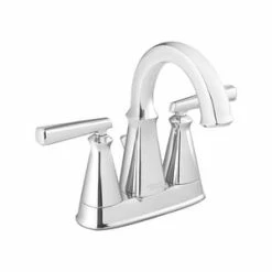 Hot Sale 😀 American Standard Edgemere® Two Handle Centerset Bathroom Sink Faucet in Polished Chrome 🔔