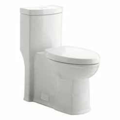 Best Sale 😉 American Standard Boulevard® 1.6 gpf Elongated One Piece Right Height Toilet with EverClean Surface in White 🥰