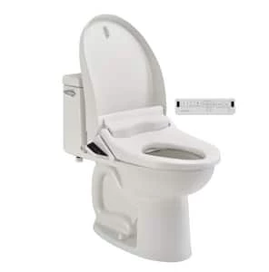 Promo 🎉 American Standard SpaLet® Elongated Closed Front Toilet Seat with Cover in White ⌛ - Image 4