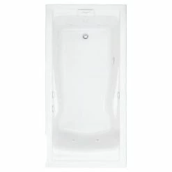 Best deal 🔔 American Standard Evolution® 72 x 36 in. Whirlpool Drop-In Bathtub with Reversible Drain in White ✨