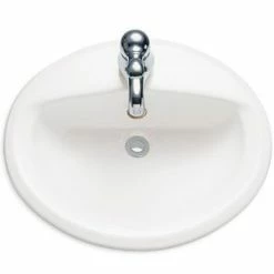 Deals 🔔 American Standard Aqualyn® Drop-in Bathroom Sink in White 🌟