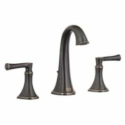 Flash Sale 🌟 American Standard Estate® Two Handle Widespread Bathroom Sink Faucet with Metal Pop-Up Drain in Legacy Bronze 🛒