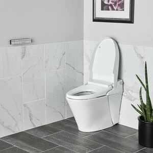 Discount 🎉 American Standard Advanced Clean® Elongated Closed Front with Cover Bidet in Alabaster White ⭐ - Image 4