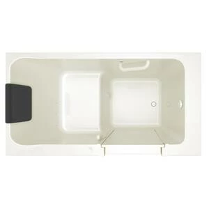 Best reviews of 🛒 American Standard 215 Premium Series 59-3/4 x 32 in. 26-Jet Acrylic Rectangle Built-In and 3-Wall Alcove Bathtub with Right Drain in Linen 🔔 - Image 3