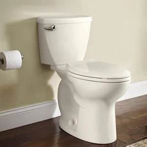 Best Sale 🌟 American Standard Cadet® 3 1.6 gpf Elongated Floor Mount Two Piece Toilet in Linen 🥰 - Image 4