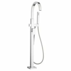 New 🤩 American Standard Contemporary Single Handle Lever Floor Mount Filler in Polished Chrome 🔥