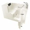 Budget 🔥 American Standard 109 Premium Series 52 x 32 in. Gelcoat Rectangle Walk-In and Built-In Bathtub with Right Drain in Linen with Polished Chrome 💯