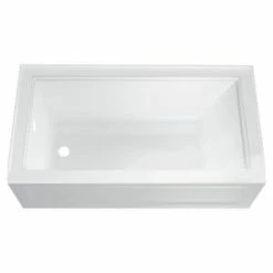 Wholesale 🧨 American Standard Town Square® S 60 x 30 in. Soaker Alcove Bathtub Left Drain in White 🧨