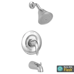 New 🥰 American Standard Reliant 3® Single Handle Single Function Bathtub & Shower Faucet in Polished Chrome (Trim Only) 🧨