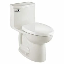 Budget 🛒 American Standard Cadet® 3 FloWise® 1.28 gpf Elongated One Piece Toilet in White with Slow Close Seat & Right Hand Trip Lever ⭐