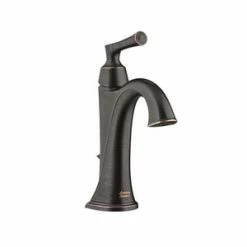 Best deal ⭐ American Standard Estate® Single Handle Monoblock Bathroom Sink Faucet in Legacy Bronze 🛒