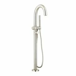 Wholesale 🥰 American Standard Serin Single Handle Lever Floor Mount Filler in Brushed Nickel (Trim Only) 👍